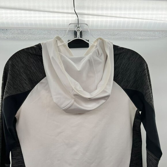Under Armour Women's Gray/White Colorblock Hoodie Size XS Long Sleeve - Picture 5 of 8